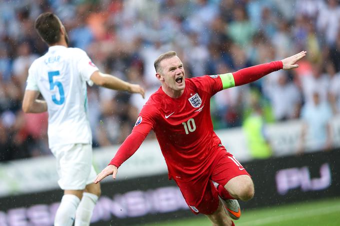 Wayne Rooney je v Stožicah igral 14. junija 2015 in 5. oktobra 2017. Na prvi tekmi je zabil odločilni gol. | Foto: Vid Ponikvar