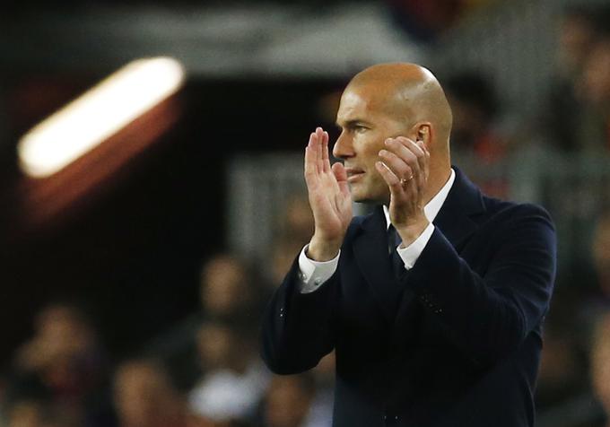 Zinedine Zidane je bil navdušen nad predstavo Reala. | Foto: 