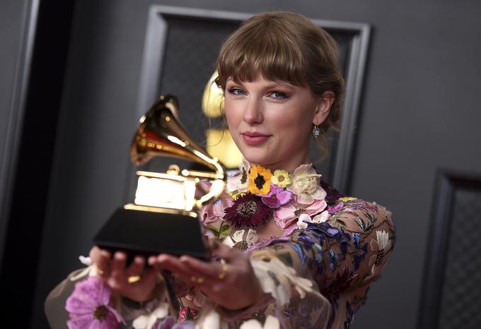 Taylor Swift je osvojila že tretjega grammyja za album leta. | Foto: Guliverimage/AP