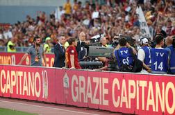 Rim je jokal, poslovil se je Francesco Totti