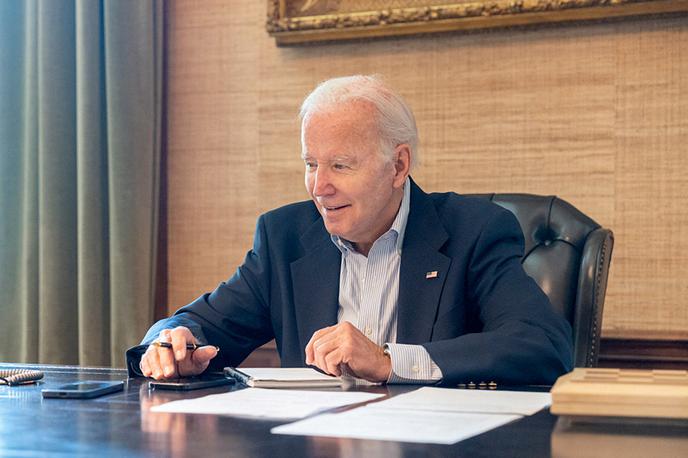 Joe Biden | Dokumente so pri Bidnu našli že lani novembra, in sicer v zaklenjeni omari pisarne v Washingtonu. | Foto Reuters