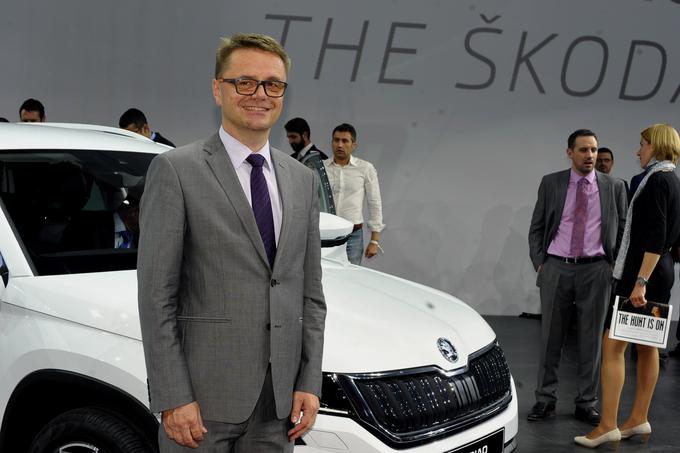 Peter Podlipny, direktor Škoda Slovenija je zadovoljen z letošnjim letom, znamka pa ostaja na drugem mestu med najbolje prodajanimi avtomobilskimi proizvajalci pri nas. | Foto: Jure Gregorčič