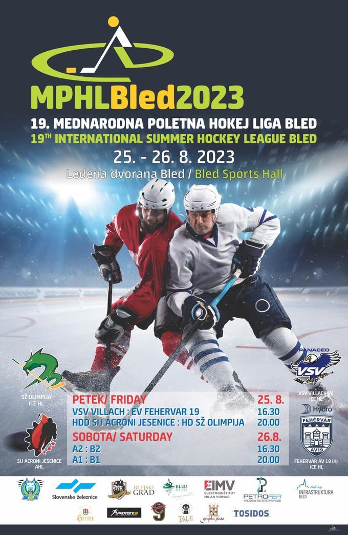 19. Mednarodna poletna hokej liga Bled 2023 | Foto: 