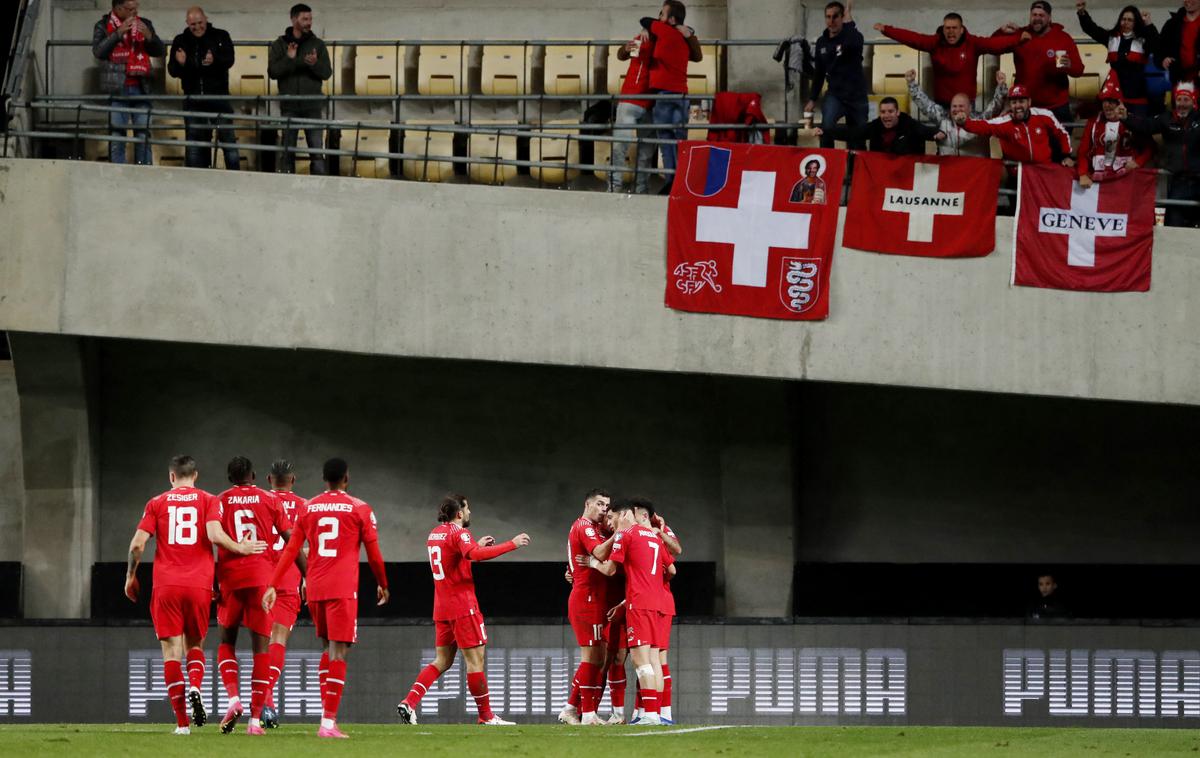 Ruben Vargas | Ruben Vargas je v prvem polčasu zadel za vodstvo Švice z 1:0. | Foto Reuters
