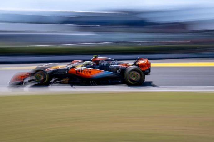 Hungaroring Lando Norris McLaren | "Čez noč" je McLaren postal hiter kot blisk. | Foto Guliverimage