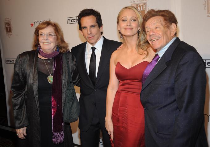 Jerry z ženo Anne, sinom Benom in njegovo nekdanjo ženo, prav tako uspešno igralko Christine Taylor | Foto: Getty Images