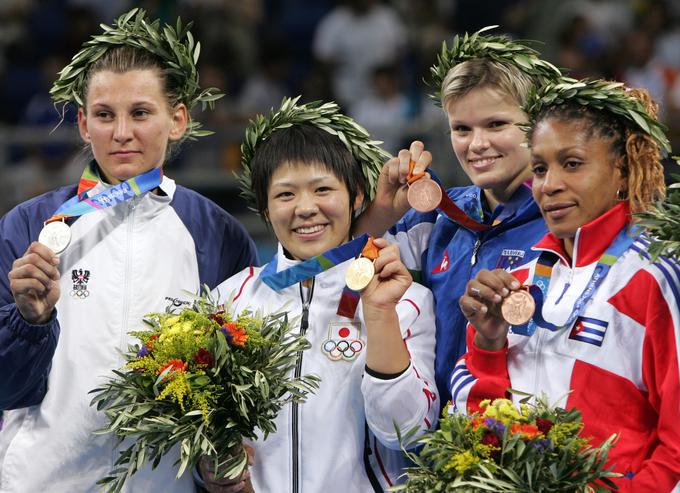 Osem let prej je bila na olimpijskih igrah v Atenah tretja, | Foto: Reuters