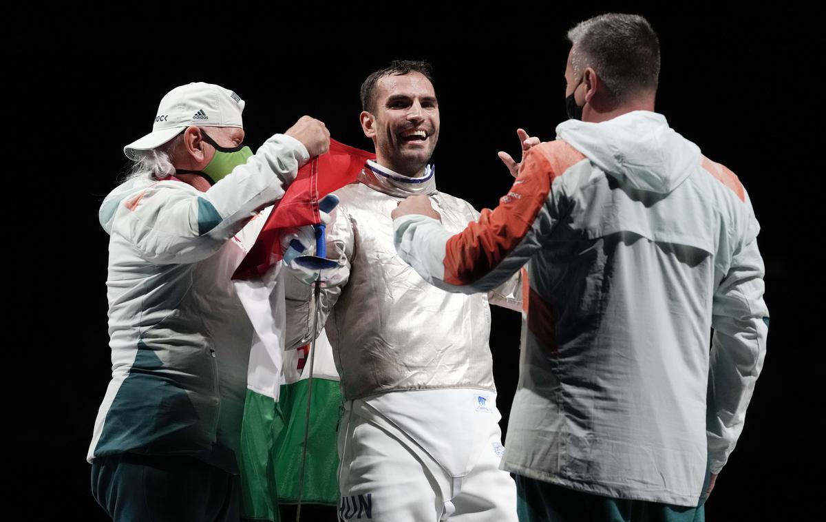 Aron Szilagyi | Aron Szilagyi je tretjič zapored olimpijski prvak v disciplini meč. Kaj takega v tem športu ni uspelo še nikomur. | Foto Guliverimage