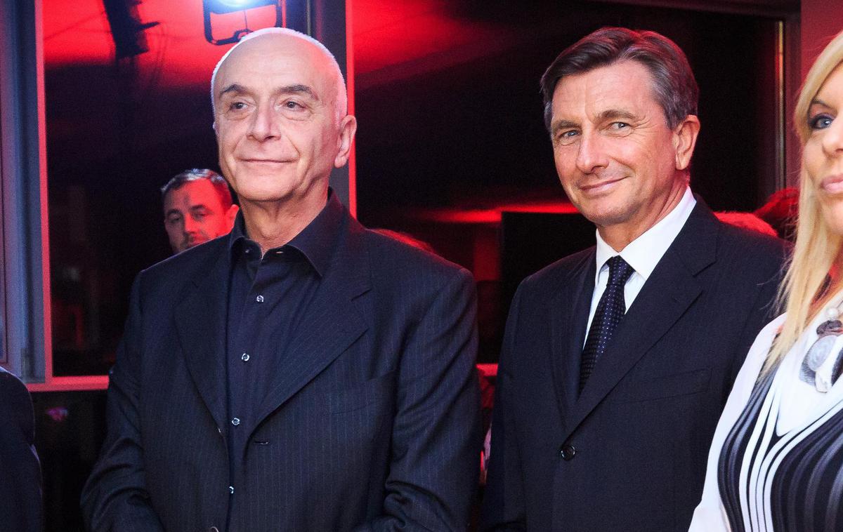 Ivo Boscarol, Borut Pahor | Ajdovski podjetnik Ivo Boscarol in nekdanji predsednik Borut Pahor sta stara znanca, ki očitno v družbi drug drugega uživata. | Foto Mediaspeed