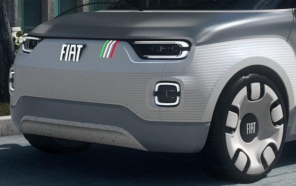 Fiat centoventi panda | Fiat je že predstavil koncept električno gnane pande, a za zdaj še ni znano, kdaj bo električna panda zapeljala na ceste. Očitno se bo to zgodilo ravno leta 2026. | Foto Fiat