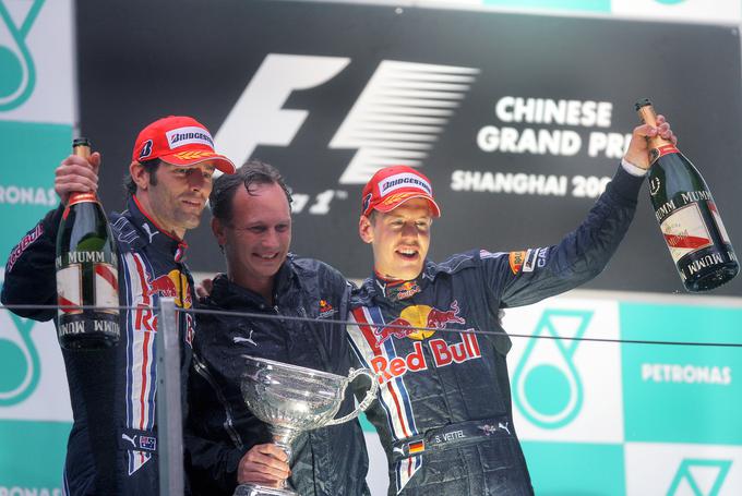 Prva zmaga Red Bulla se je zgodila aprila 2009 na VN Kitajske. In to še dvojna. | Foto: Guliverimage