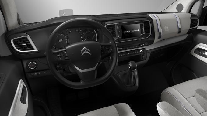Vozilo je opremljeno tudi s sistemi za pomoč vozniku, med katerimi so aktivni tempomat, sistem proti naletu, opozorilnik pred nenamerno menjavo prometnega pasu, samodejno krmiljene svetlobnega snopa, nadzor mrtvih kotov ... | Foto: Citroën