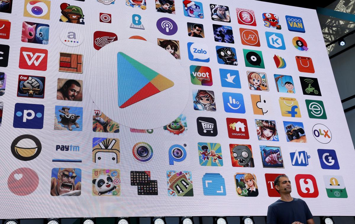 Google Play | Kljub pozornemu pregledovanju se v aplikacijsko tržnico Google Play občasno prebije tudi kakšen zlonamerni program. | Foto Reuters