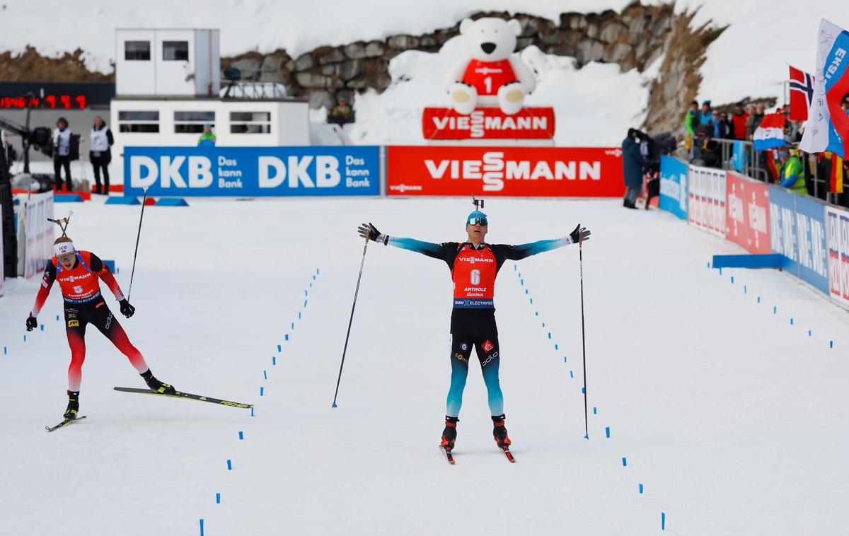 Emilien Jacquelin | Francoz Emilien Jacquelin je postal svetovni prvak na zasledovalni tekmi. | Foto Reuters