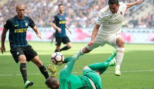 Inter se je v infarktni končnici opekel proti Milanu, gol Jasmina Kurtića v Rimu