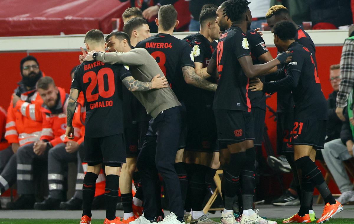 Bayer Leverkusen | Bayer Leverkusen je v polfinalu upravičil vlogo favorita. | Foto Reuters