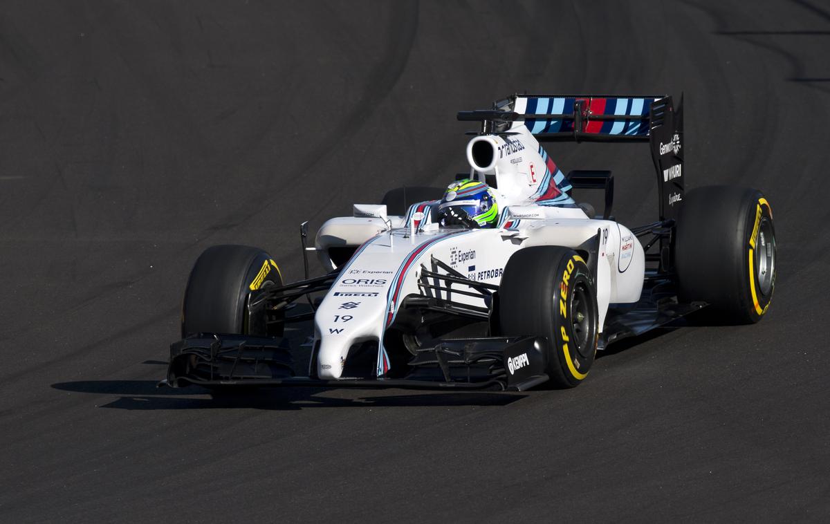 Felipe Massa Williams 2014 | Felipe Massa v Williamsovem dirkalniku leta 2014, ko se je začelo sodelovanje Williamsa in Mercedesa. | Foto Guliverimage
