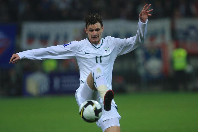 V kvalifikacijah za svetovno prvenstvo 2010 je blestel in bil najboljši strelec Slovenije. | Foto: Vid Ponikvar