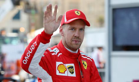 Vettel v Bakuju prehitel vse tekmece