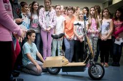 Osnovnošolci naredili prvo hibridno kolo v Sloveniji