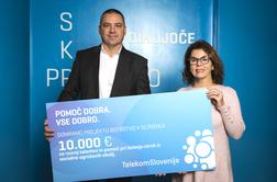 Telekom Slovenije mladim v projektu Botrstvo namenil deset tisoč evrov