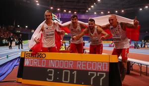 Poljaki s svetovnim rekordom, Dibaba dvakrat zlata, Janežič za las ob finale