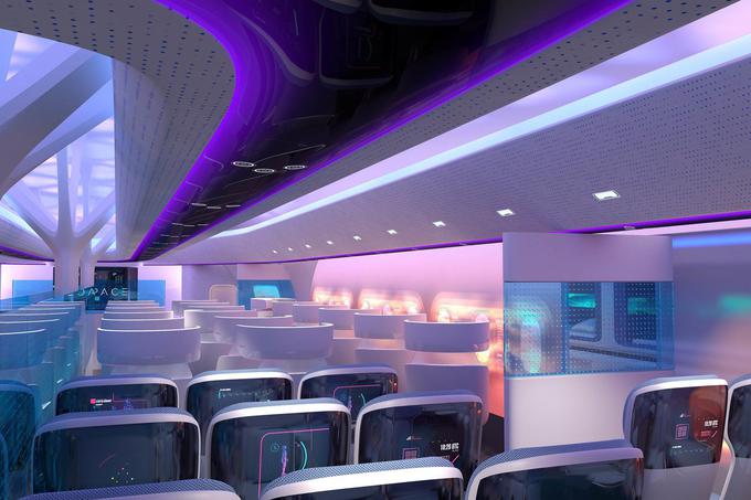 Več sedežev, a manj jih bo ob oknu. Vsekakor bo prihodnost potniškega letenja precej drugačna. | Foto: Airbus