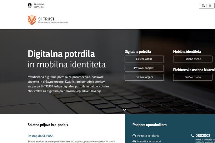 si trust portal | Napad so začeli na spletni strani predsednice Republike Slovenije, napadli so pa tudi spletno stran SI-TRUST in gov.si domeno. | Foto SI-TRUST