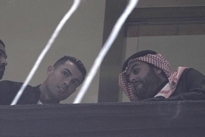 Al Nassr Inter Miami | Cristiano Ronaldo je spremljal dvoboj v Riadu s tribun. | Foto Guliverimage