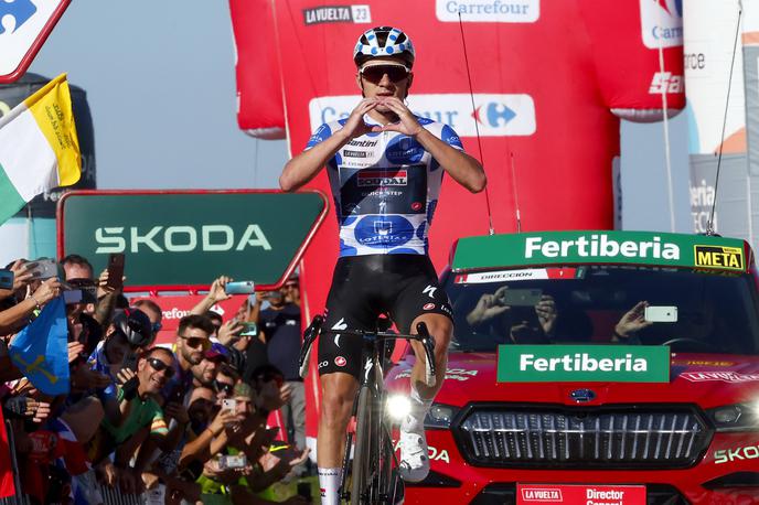 Remco Evenepoel, Vuelta 2023 | Remco Evenepoel je zmagovalec 18. etape 78. Vuelte, to je bila njegova tretja na letošnji španski pentlji. | Foto Guliverimage