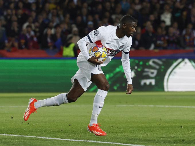 Ousmane Dembele je izenačil na 1:1. | Foto: Reuters