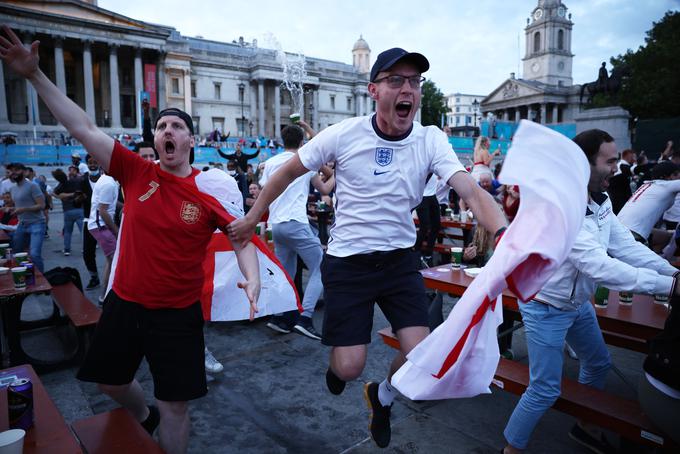 Angleški navijači komaj čakajo na nadaljevanje Eura. | Foto: Reuters