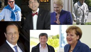 Fotoreportaža: evropski politiki so volili v kravatah, slovenski so bili oblečeni športno