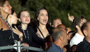 Angelino Jolie ujeli na koncertu zmagovalcev Evrovizije