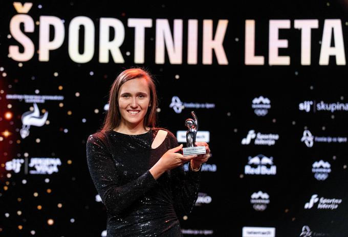 Najboljša slovenska golfistka Pia Babnik je bila razglašena za najbolj obetavno slovensko športno osebnost leta 2022.  | Foto: Grega Valančič/Sportida