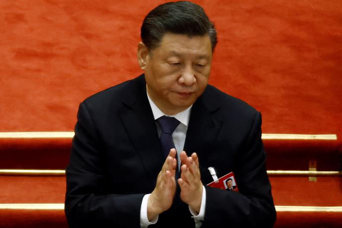 Xi Jinping | Ši je ob odprtju kongresa 16. oktobra ponovil vztrajanje pri dozdajšnji politiki, da je Tajvan del Kitajske ter da je pri doseganju cilja ponovne združitve odprta tudi možnost uporabe vojaške sile. | Foto Reuters