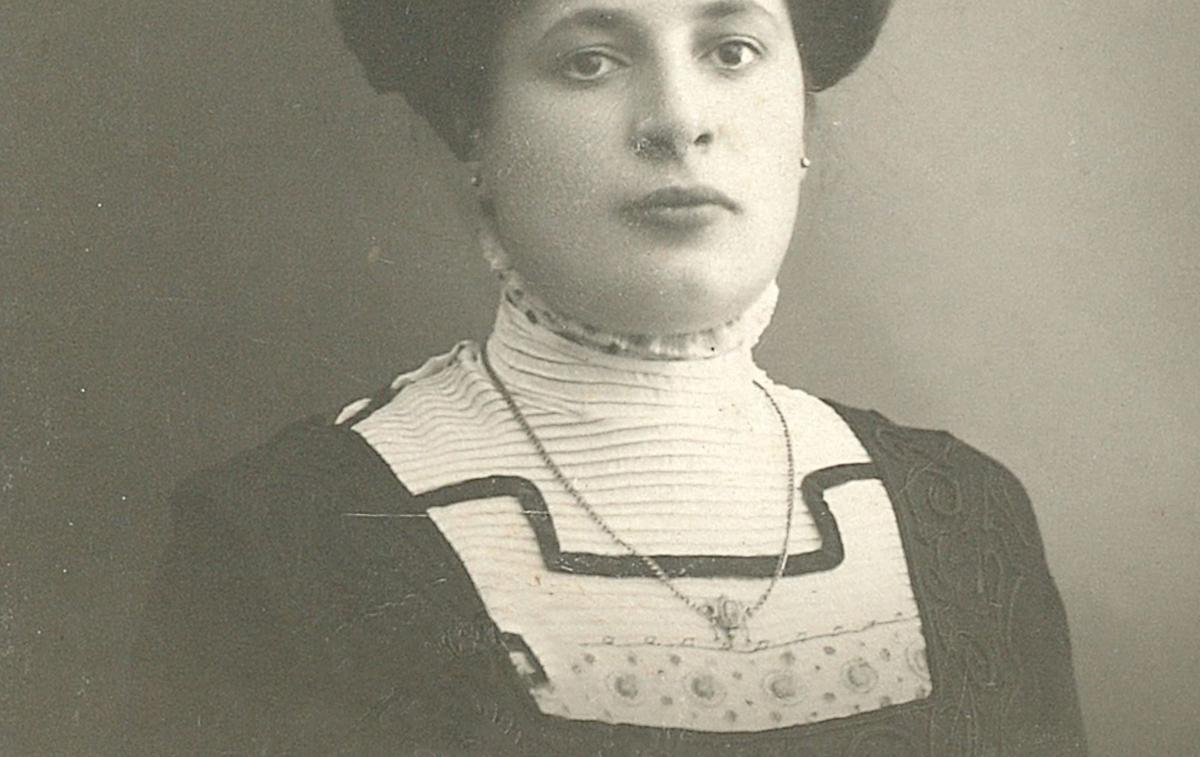 Minka Skaberne | Minka Skaberne se je rodila 10. januarja 1882 v Kranju. | Foto Zveza društev slepih in slabovidnih Slovenije (ZDSSS)