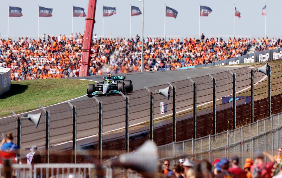 Zandvoort Lewis Hamilton | Lewis Hamilton je bil letos štirikrat tretji in dvakrat drugi. | Foto Guliver Image