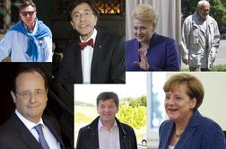 Fotoreportaža: evropski politiki so volili v kravatah, slovenski so bili oblečeni športno