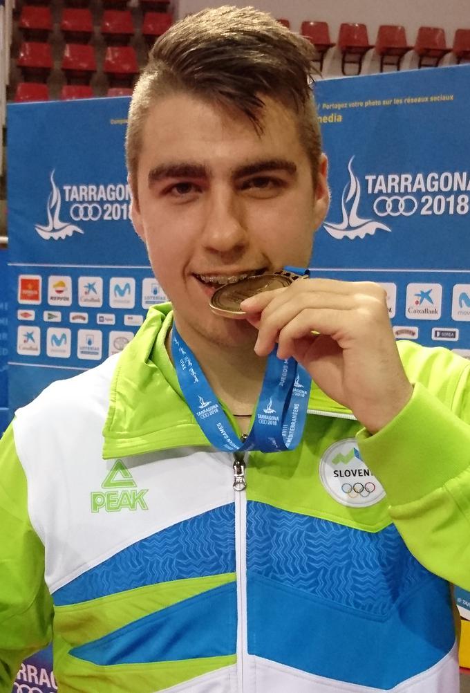 Darko Jorgić: To so moje prve sredozemske igre in medalja mi zato pomeni veliko. | Foto: Simon Kavčič