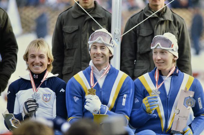Ingemar Stenmark in Bojan Križaj sta si pogosto delila zmagovalni oder, tudi na svetovnem prvenstvu v Schladmingu leta 1982, kjer je Šved postal svetovni prvak v slalomu, Slovenec pa je osvojil srebrno odličje.   | Foto: Guliverimage