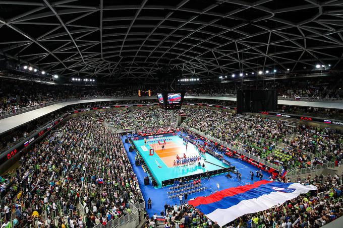 Dvorana v Stožicah je leta 2019 na tekmah EP pokala po šivih. Največji dvoboji slovenske reprezentance so bili razprodani. | Foto: Matic Klanšek Velej/Sportida