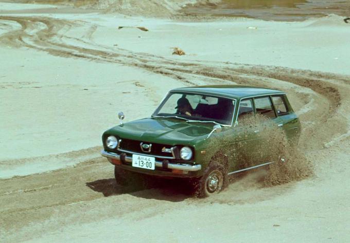 Subaru leone - prvi japonski velikoserijski avtomobil s štirikolesnim pogonom. | Foto: Subaru