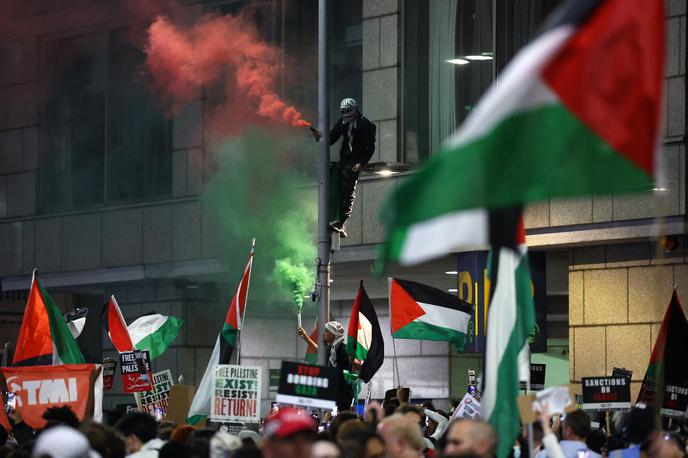 protesti, Izrael, Palestina | Krvava vojna v Izraelu in Gazi se stopnjuje, daleč od frontnih črt pa so tarča incidentov tudi številni evropski Judje.  | Foto Reuters