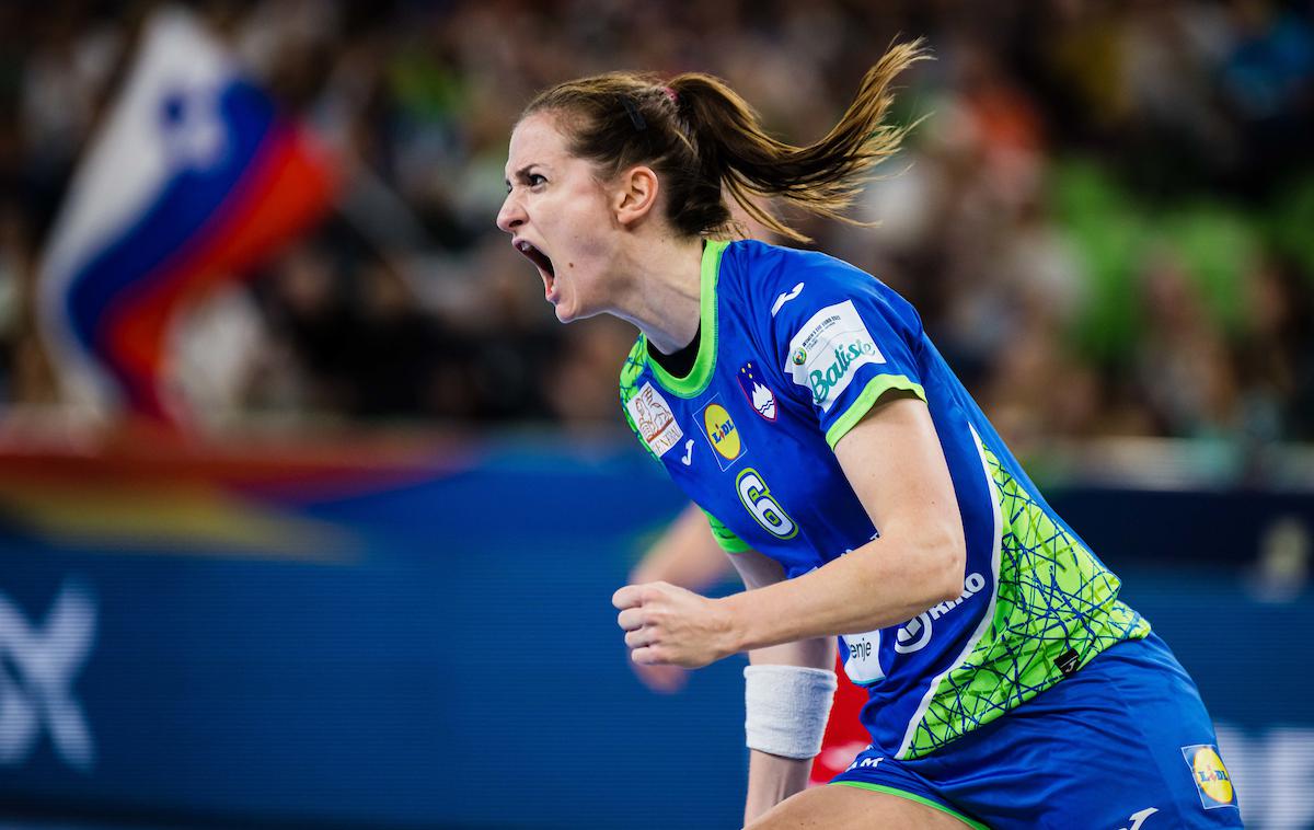 EHF Euro22: Slovenija - Hrvaška Ana Gros | Ana Gros kandidira za najboljšo desno zunanjo igralko lige prvakinj. | Foto Grega Valančič/Sportida