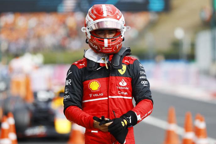 Hungaroring Ferrari Leclerc | Ne razumem, je po VN Madžarske govoril Charles Leclerc. | Foto Reuters