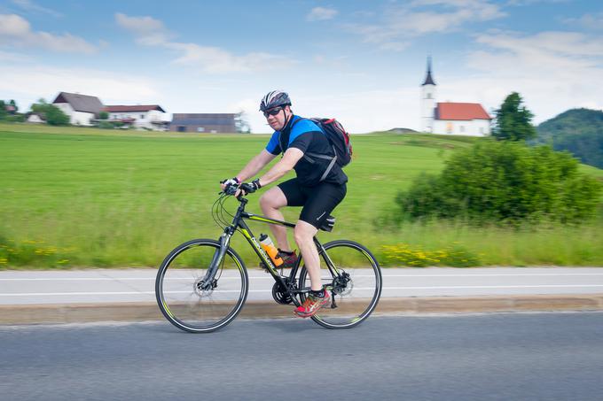 Pravega časa za uživanje ni bilo, pedala je bilo treba ves čas vrteti na vso moč. | Foto: 