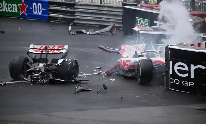 Lani je dirkalnik razpolovil Mick Schumacher. To je eden od razlogov, da je ostal brez sedeža v Haasu. | Foto: Reuters