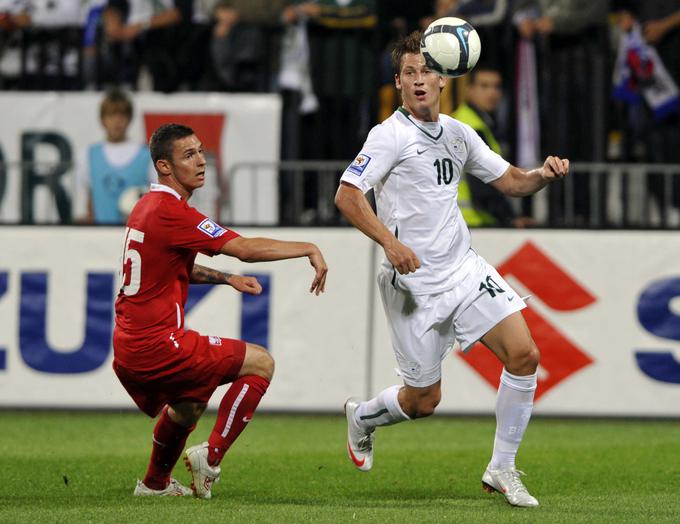Valter Birsa je prvi reprezentančni zadetek dosegel prav proti Poljski. | Foto: Reuters