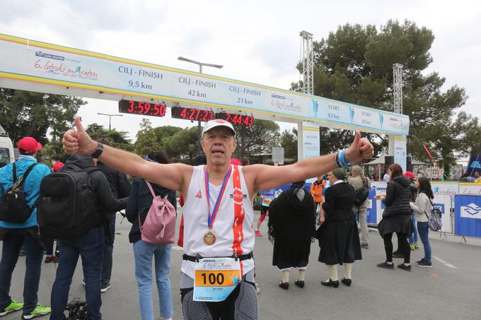 Za jubilejno razdaljo si je izbral maraton, kjer se počuti najbolj domače. | Foto: Tomaž Primožič/FPA